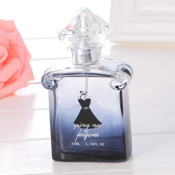 

Women Perfume Spray Bottle Parfum Atomizer Long Lasting Black Dress 50ML Flower Fruit Notes Perfume natural deodorant Female