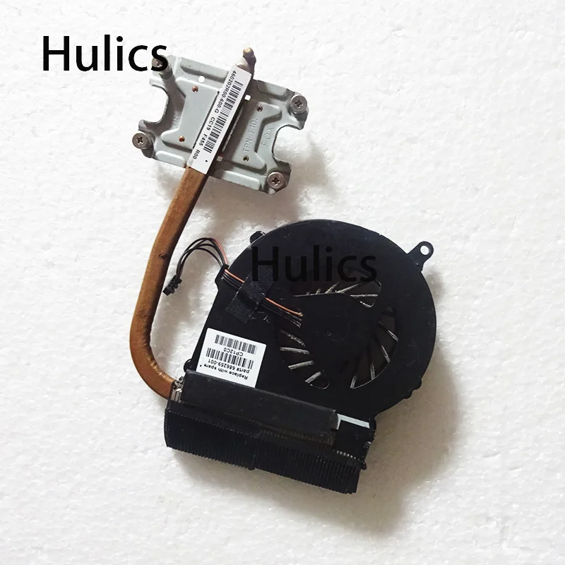 Hulics Original Laptop cooling &amp Fan For HP CQ58 650 655 2000 INTEL Heatsink Radiator 686259-001 | Компьютеры и офис