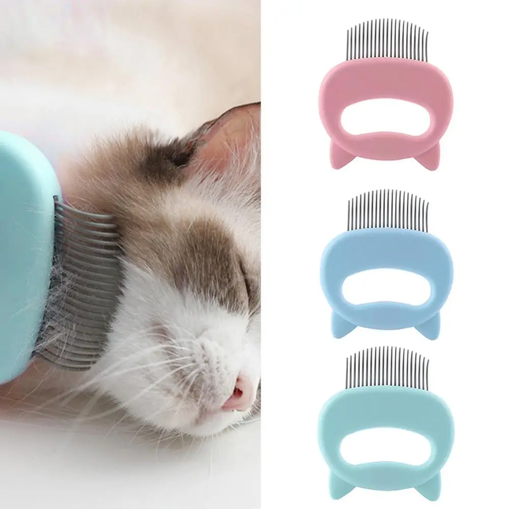

Practical Cat Ear Shape Shell Comb L Type Cats Dogs Fine Workmanship Long Service Life Fur Knot Grooming Comb Pet Hair Care