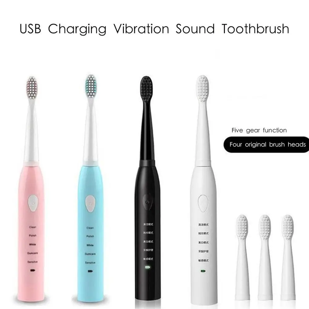 

Powerful Electric Toothbrush Rechargeable 32000time/min Ultrasonic Washable Electronic Whitening Waterproof Teethbrush Accessary