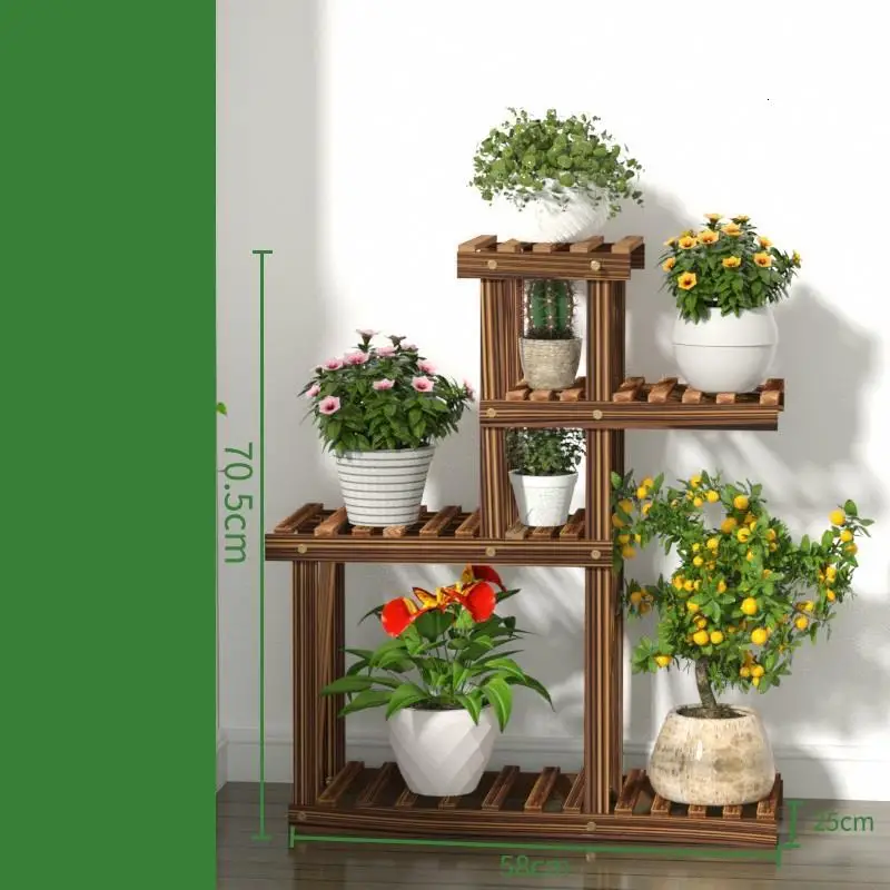 Estante Para полка для Estanteria Plantas Huerto Urbano Madera завод стойки открытый Stojak Na Kwiaty Dekoration цветок стенд - Цвет: Number 1