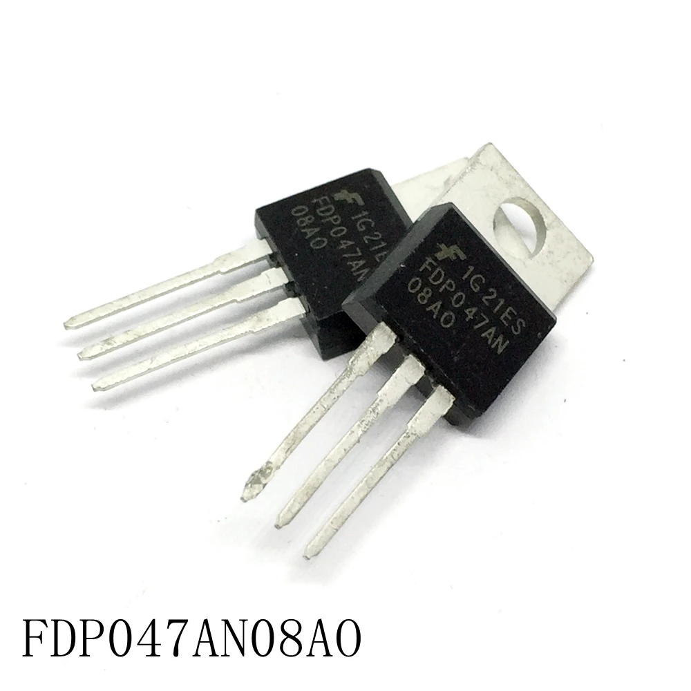 MOS FDP047AN08AO TO-220 80A/75V 10 шт./лот Новинка