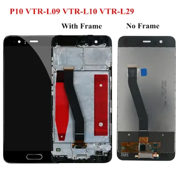 

For Huawei P10 LCD Display Touch Screen Digitizer Assembly With Frame VTR-L09 VTR-L10 VTR-L29 LCD 5.1" Replacement Pantalla