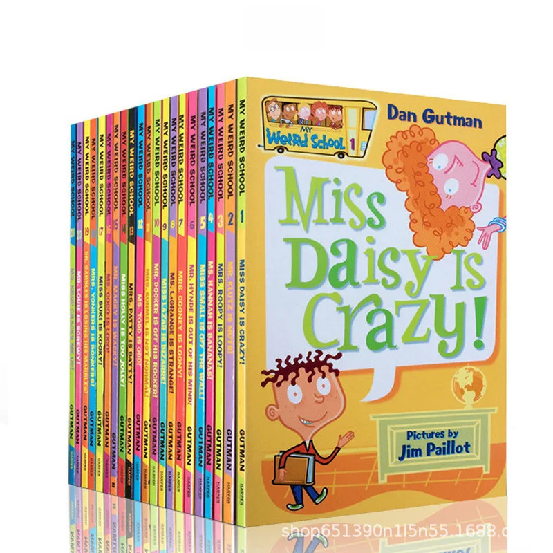 Miss Daisy Is Crazy School Book Literature развивающие игрушки Обучающие классная школа Монтессори