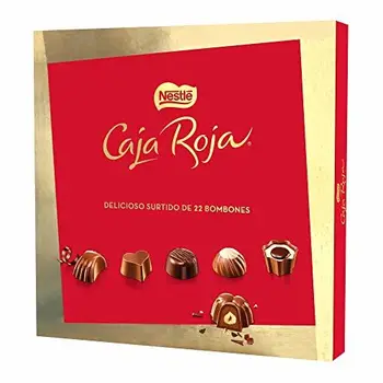 

CAJA ROJA BOMBONES ESTUCHE 200 GR
