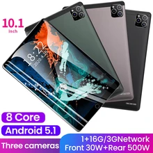 

New Tablet Pc 10.1 Inch Android 5.1 Tablets Octa Core Google Play 3G LTE Phone Call GPS WiFi Bluetooth 10 Inch Glass Panel