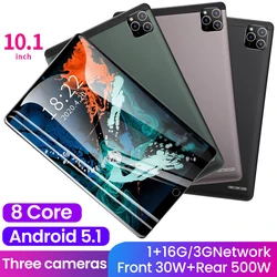 New Tablet Pc 10.1 Inch Android 5.1 Tablets Octa Core Google Play 3G LTE Phone Call GPS WiFi Bluetooth 10 Inch Glass Panel