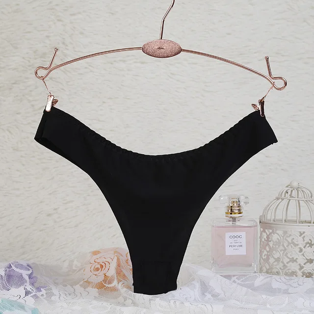 black 2 Bonjean Бесшовные женские трусики нижнее белье женские удобные нижнее белье Модные женские трусы с низкой посадкой Прямая поставка - Цвет: black 2