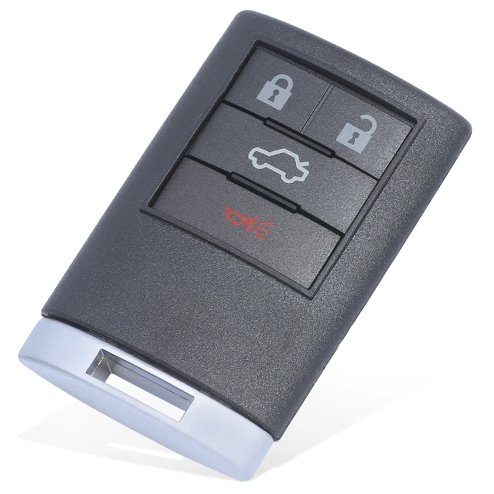 KEYECU дистанционного ключа оболочки Fob 4 кнопки Автозапуск для Cadillac CTS STS DTS FCC: OUC600066