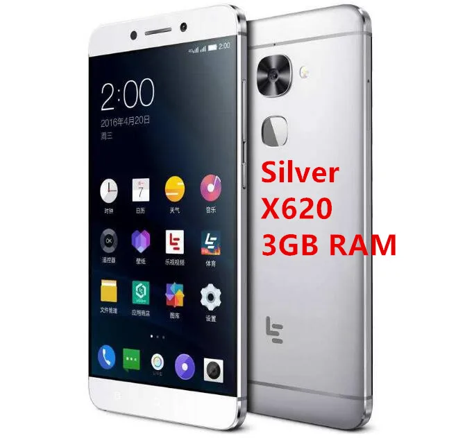 Letv LeEco Le 2X620X625X626 смартфон MTK Helio X20 Deca Core 3 ГБ ОЗУ 32 Гб ПЗУ 5," 1920x1080 отпечаток пальца LTE мобильный телефон - Цвет: Silver X620 3GB