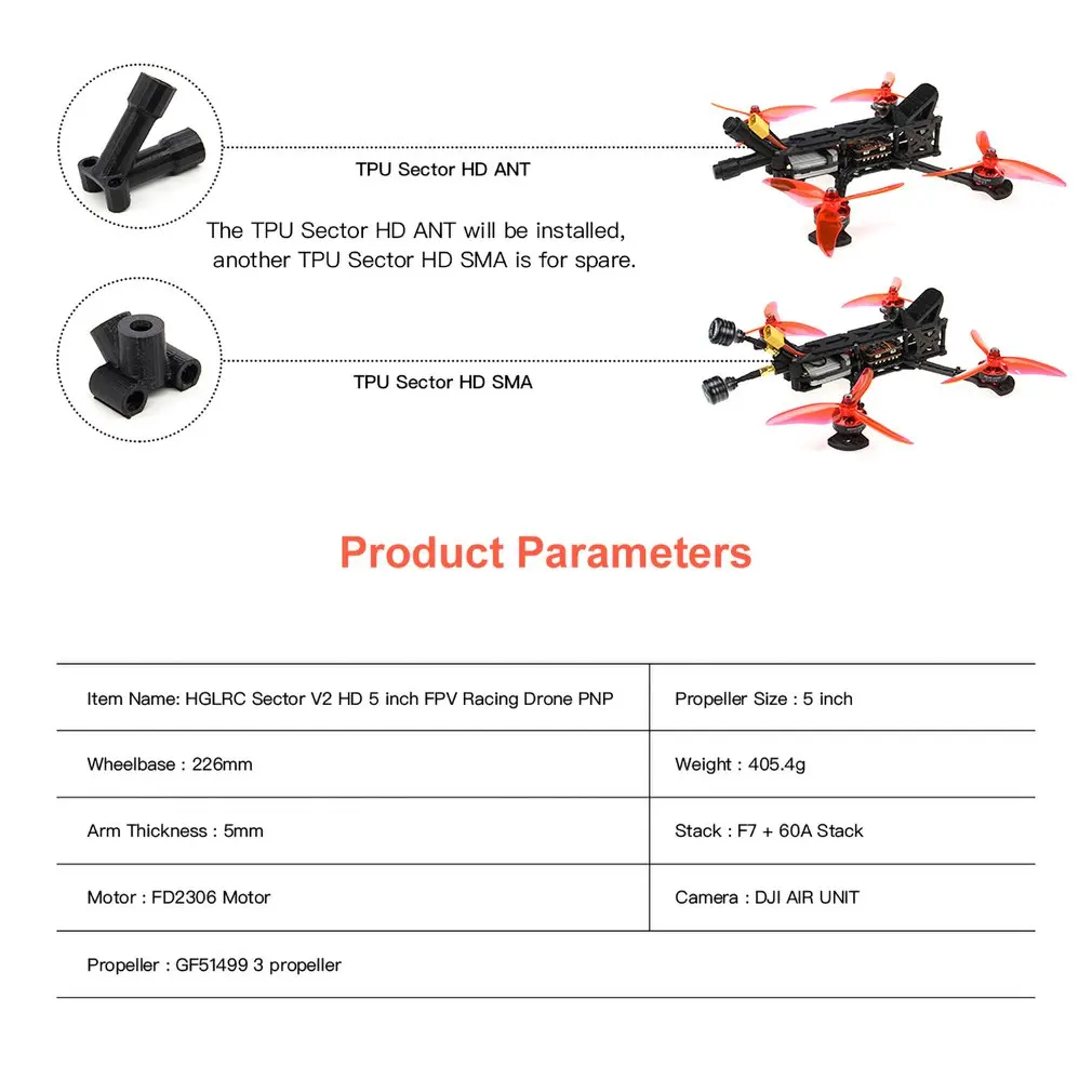 HGLRC 5 дюймов 4S 6S V2 F7 двойной управление полетом 60A 4в1 ESC 2306 двигатель FPV гоночный Дрон BNF PNP самолет многовинтовая модель