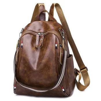 

Backpack New Style Schoolbag WOMEN'S Fashion Multi-functional Retro Backpack