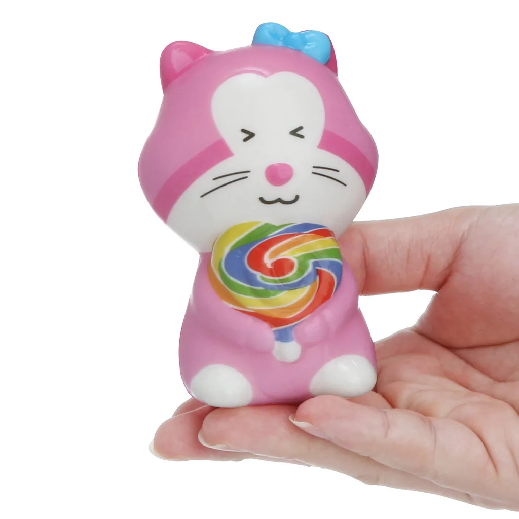 Игрушка-давилка Kawaii очаровательная игрушка для кошек медленно восстанавливающий крем ароматизированные игрушки для снятия стресса подарки сжимаемые игрушки для детей 9,12