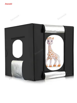 

LED Folding Photo Studio Softbox Lightbox 40*40 light Tent with background Accessories box light CD50 T03