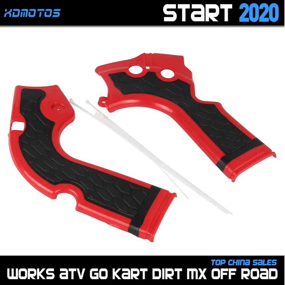 1 Pair Xgrip Frame Guard Protection Cover For Honda Crf 250r 450r 2013