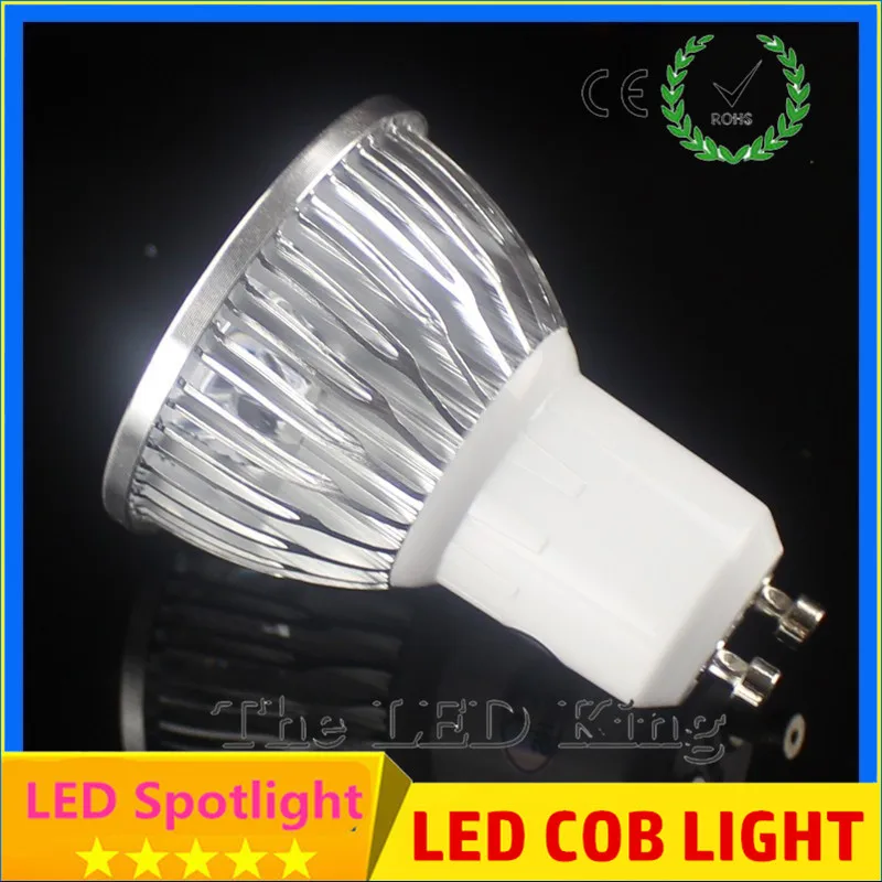 Светодиодный прожектор GU10 Cob mr16 2700K 3000K теплый белый 3 Вт 5 4 Вт|dimmable mr16|led gu10led gu10 cob |
