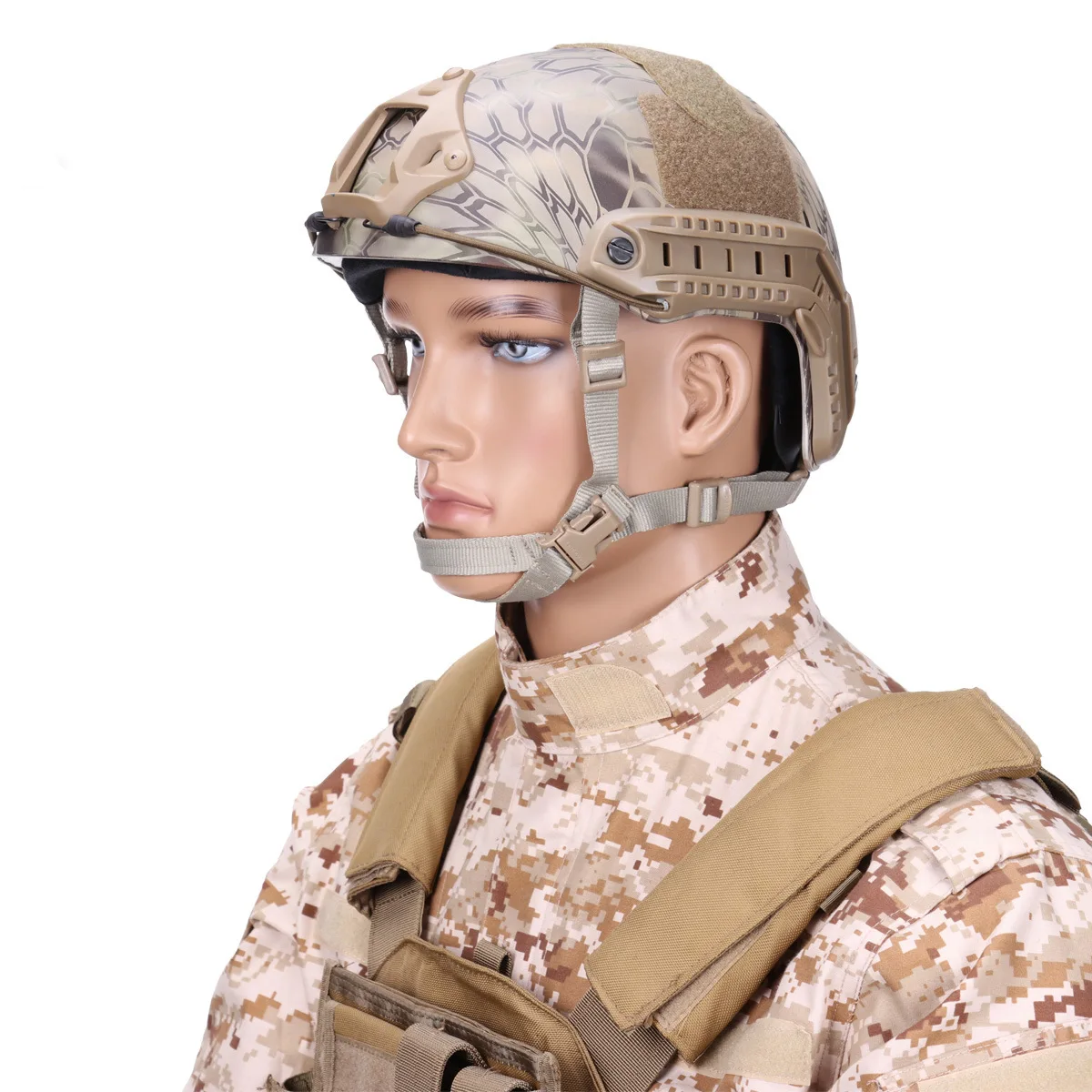 

Fast MH Ordinary Version of Non-Porous without Goggles Adjustable Tactical Helmet Outdoor Sports Field Operations Tactical Helme