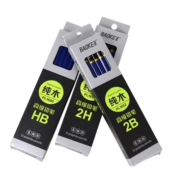 

12pcs/set Wood Pencil Set 2H HB 2B Hexagon Pencils for Student Sketching Writing Painting School Office Supplies Stationery
