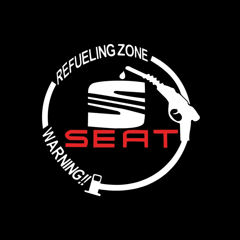 

Car badge Emblem Tank Body Stickers Car Fuel Tank Cap Sticker For seat leon ibiza Alhambra niva kalina priora granta largus