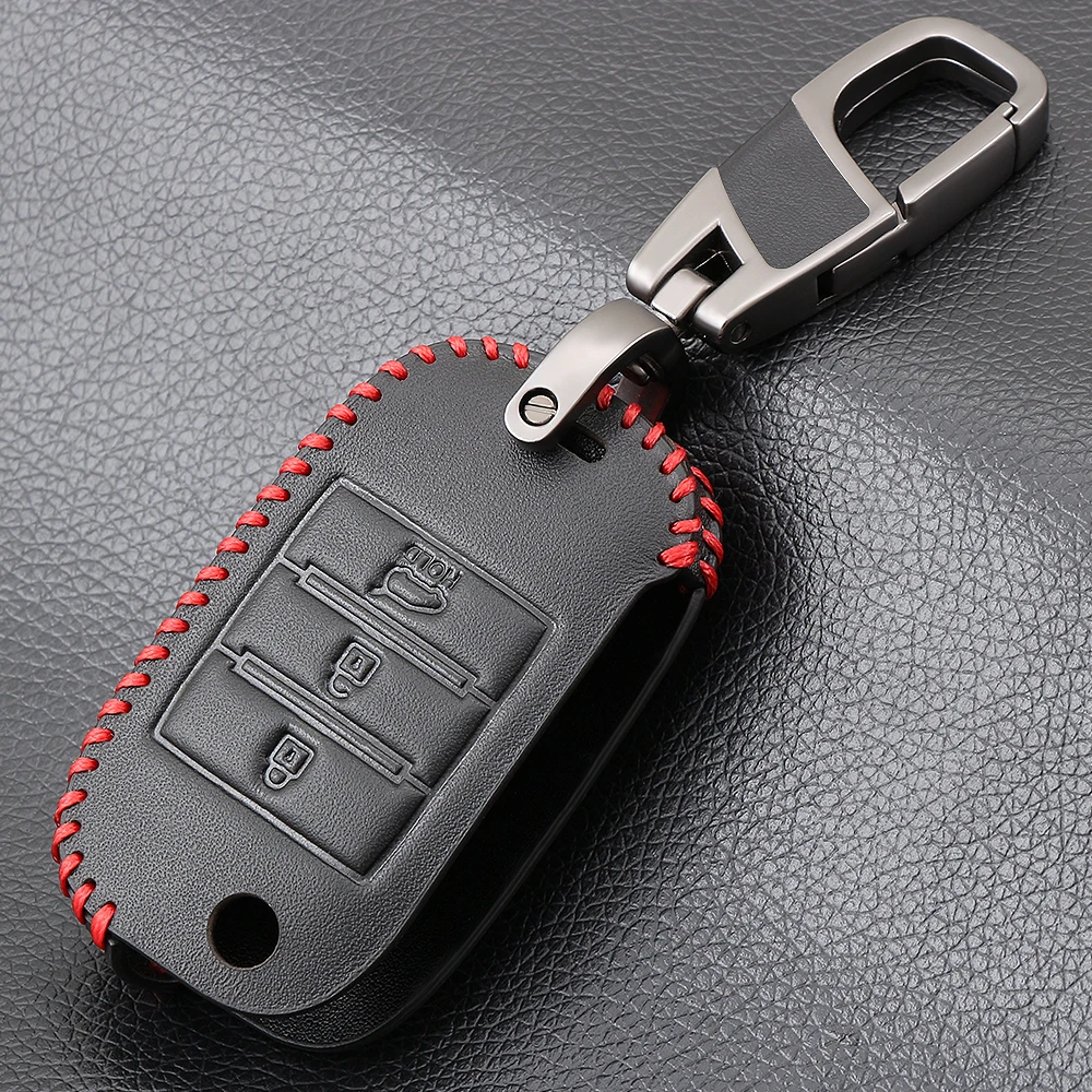 Genuine leather key case key bag cover For Kia KX3 KX5 K3S RIO RIO 4 Ceed Cerato Optima K5 Sportage Soul Sorento Car Styling key case,key case cover