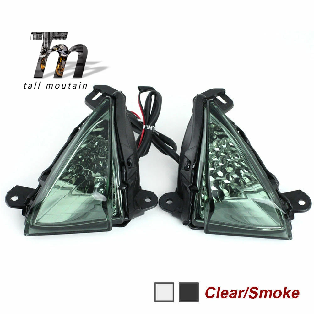Передний светодиодный индикатор поворота для KAWASAKI ZX6R ZX10R Z750 Z1000 NINJA 650R ER6N ER6F аксессуары для мотоциклов светильник мигалка