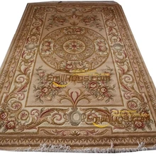 Ковер Дизайн для гостиной французский о ручной вязки толстый плюш 6,4 'X 9,51'