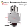 Ultrarayc Rotary Attachment Dia.80mm Rotary Device Fixture Gripper Three Chuck Rotary Worktable for Laser Marking Parts Machine ► Photo 3/6