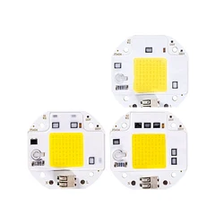 LED chip 20W 30W 50W 220V COB chip LED light smart IC without driver DIY Lampada outdoor chip light floodlight spotlight