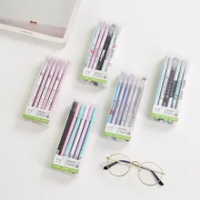 

12pcs/lot 0.5mm Fine Gel Pen Black Ink Refills Rod for Handle Marker Pen School Gelpen Office Student Writing Drawing Stationery