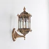 Retro Outdoor Waterproof Antirust E27 Wall Lamp Garden Gateway Sconce Courtyard Corridor Villa Bra Residential Balcony Lights 3