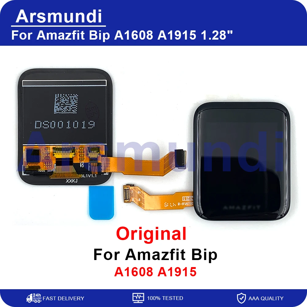 Сенсорный экран 1 28 дюйма для Huami Amazfit Bip A1608 aможно использовать как дигитайзер так
