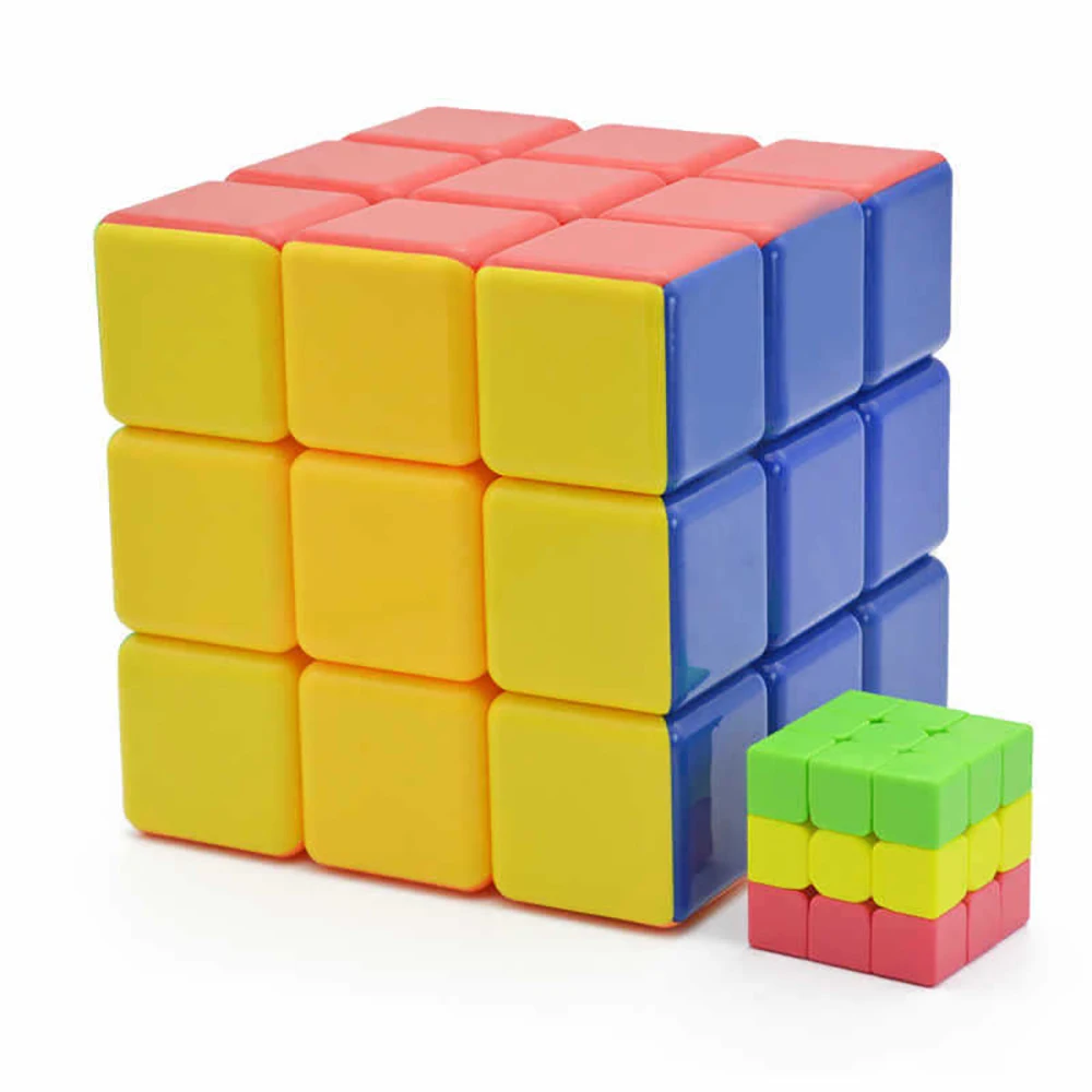 DS 3 Camadas 6-corner-Dimension cubo Pirâmide Hexagonal 3x3x3 Cubo Mágico  Brinquedo Quebra-cabeça Educacional - AliExpress