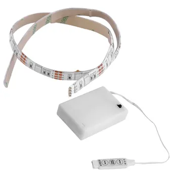 

Waterproof 4.5V Battery Operated 50CM RGB LED Strip Light Craft Hobby Light Hot Selling with Battery Box