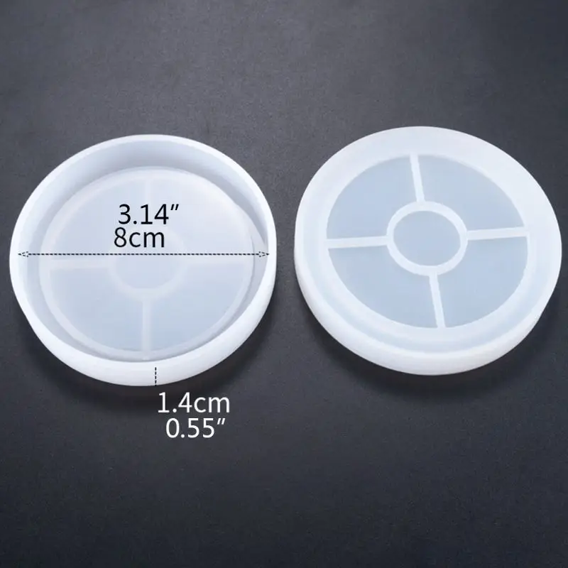 DIY подстаканник силиконовая форма Кристалл эпоксидная смола литье формы чашки коврик плесень