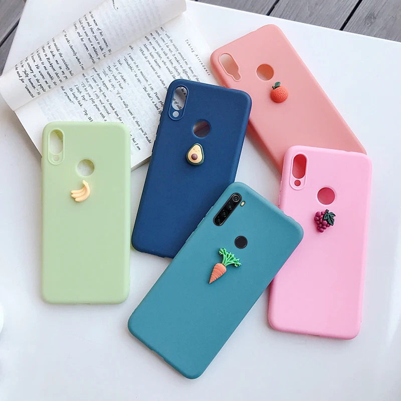 Милый 3D чехол с фруктами для xiaomi redmi note 8t 8 note8 pro note8pro 8a 9 9s Матовая Мягкая задняя