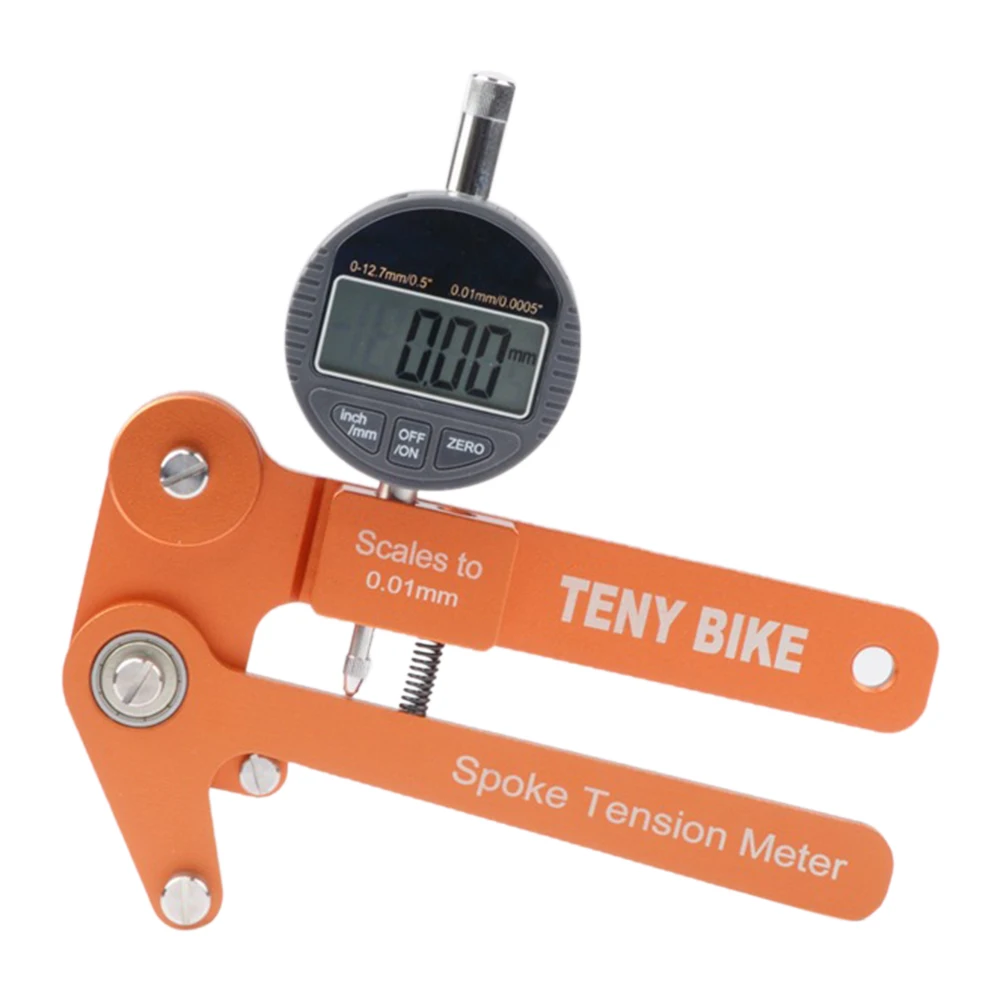 

High Strength DIY Home Wheel Ring Correction Handheld Repair Tool Adjustment Bicycle Spoke Tension Gauge Spare Aluminum Alloy