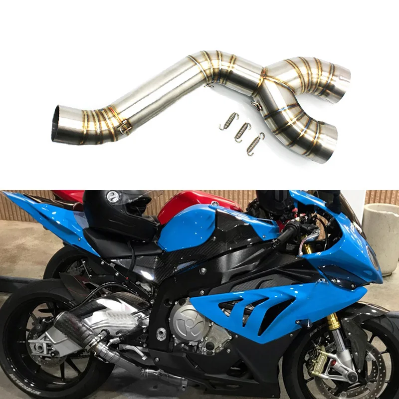 For BMW S1000RR S1000R HP4 2009 2018 Exhaust System 60 60.5mm Stainless