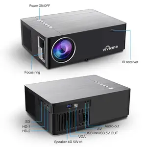 Image 5 - Vivicine 2020 M20 Nieuwste 1080P Home Theater Projector, optie Android 9.0 1920X1080 Full Hd Led Multimedia Video Projector Beamer