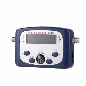 

Portable Mini Digital LCD Display Satellite TV Signal Finder Satfinder Signal Tester Strength Meter Satellite Signal Searcher