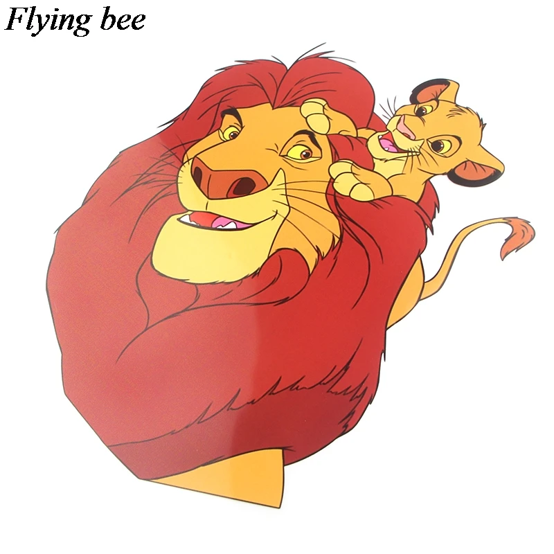 Flyingbee Король Лев теплопередача патчи милые животные мультфильм железные патчи для одежды футболка термопресс стикер X0663