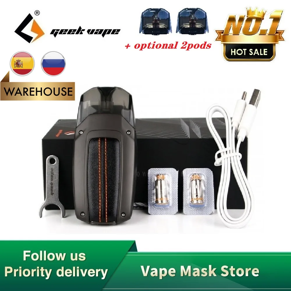Набор для вейпа Geekvape Aegis электронная сигарета с аккумулятором 800 мАч и баком 3 5 мл