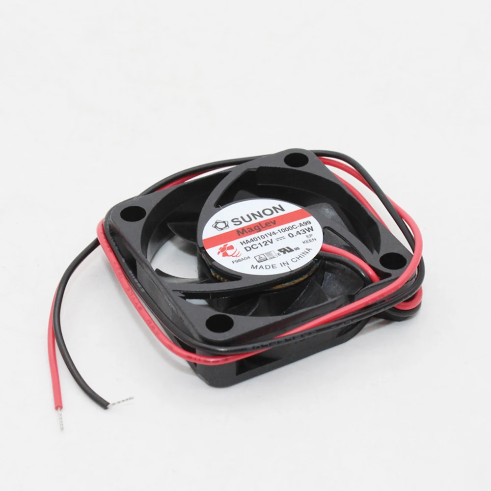 

New For Sunon 4cm Fan HA40101V4-1000C-A99 Cooling Fan 4010 12V Ultra-Quiet 40X40X10MM