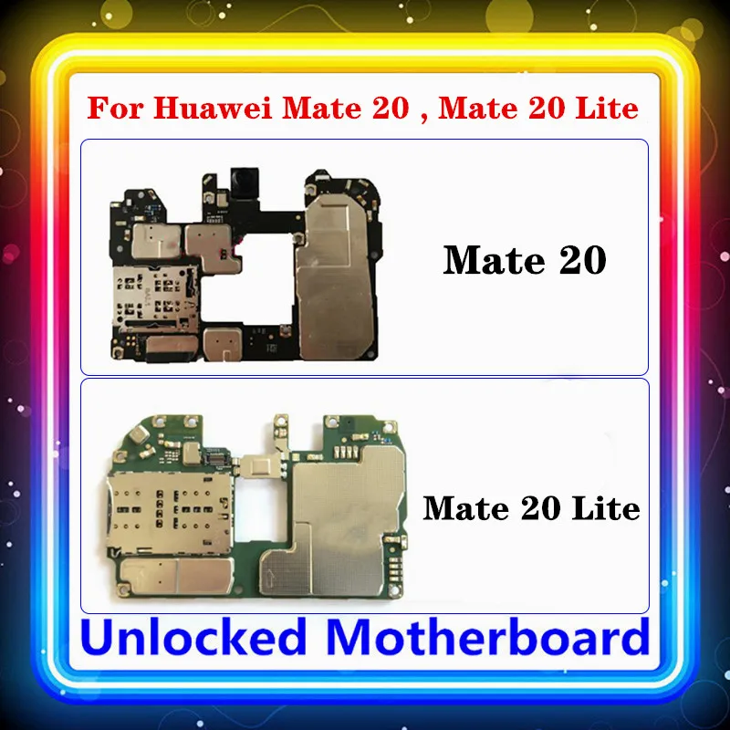 Оригинальная материнская плата для Huawei Mate 20 Lite ОС Android установленная ПЗУ 64 Гб 128 ГБ