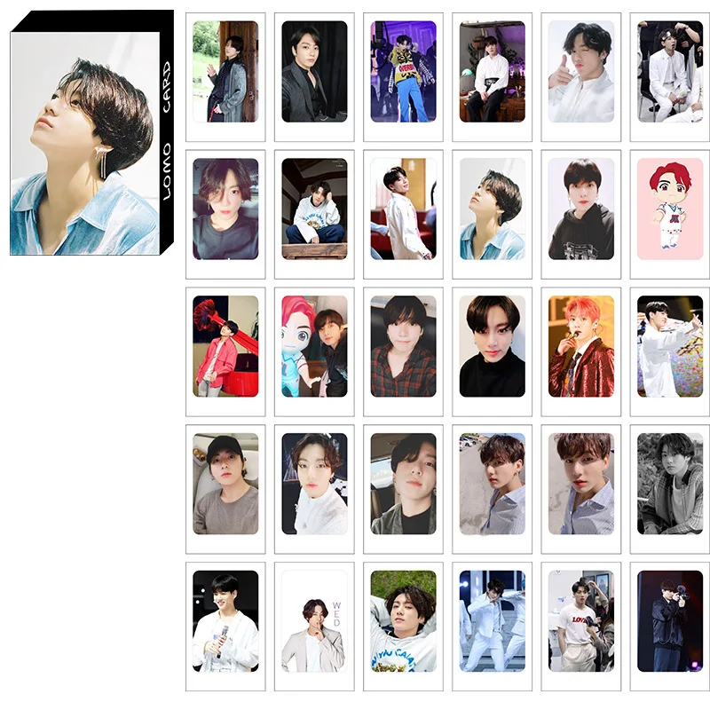 30 шт./компл. Bangtan Boys карта души Persona фото карты ЛОМО карта Фотокнига Love Yourself Чжон ку SUGA 85*54 мм