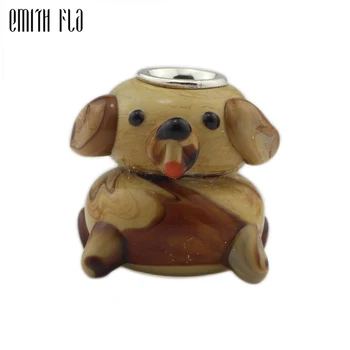 

Animal Dog Charm Beads Fits Original European Bracelets Bangles Handmade Cute Charm Beads Silver 925 Jewelry Big Hole Gifts