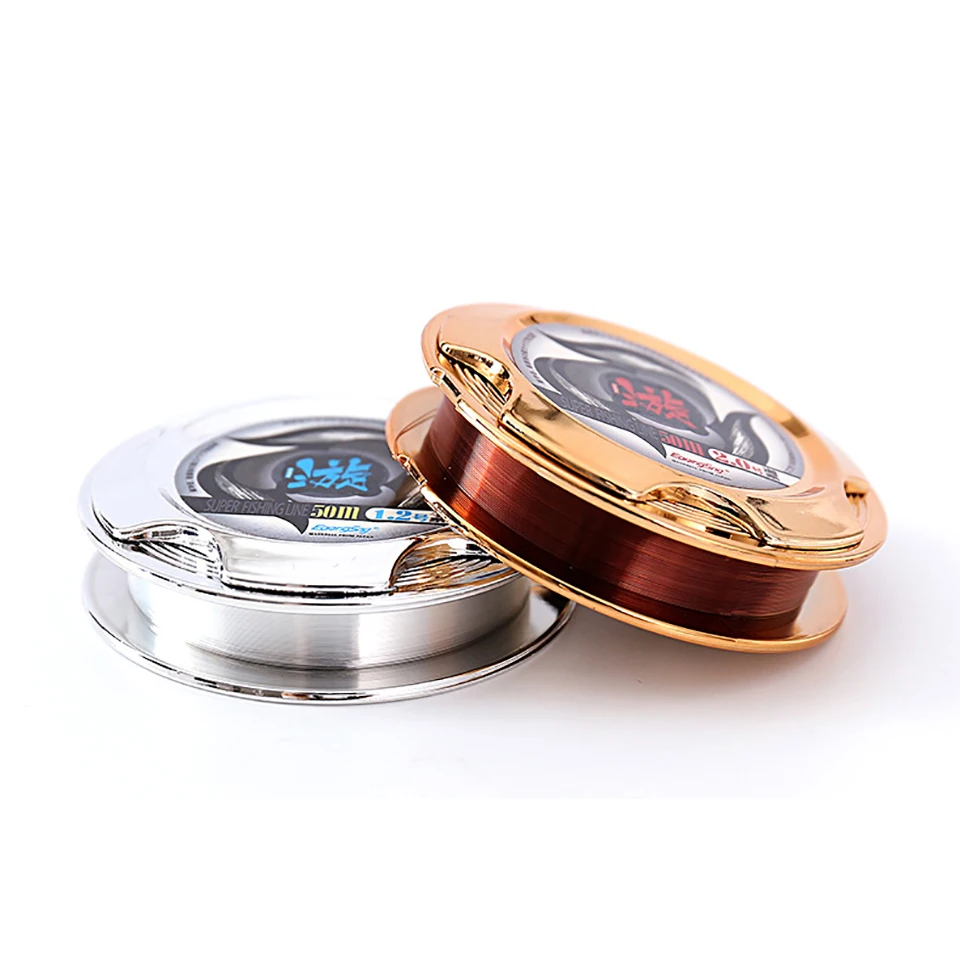 

1 шт., 50 м нейлоновая рыболовная леска, однонитевая японская прочная японская невидимая рыболовная леска, износостойкая рыболовная леска, снасти