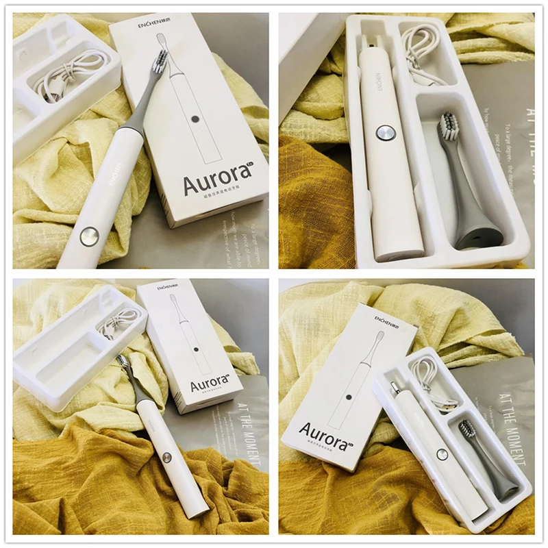 ENCHEN Aurora T+ Sonic Electric Toothbrush Waterproof Rechargeable Acoustic Wave Automatic Tooth Brush for Adult