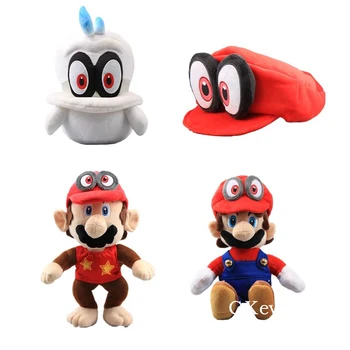 

20-30cm Mario Series Plush Toys doll Mario Lugi Diddy Kong Mario Cappy Odyssey Capp figure toy Children Birthday Gift