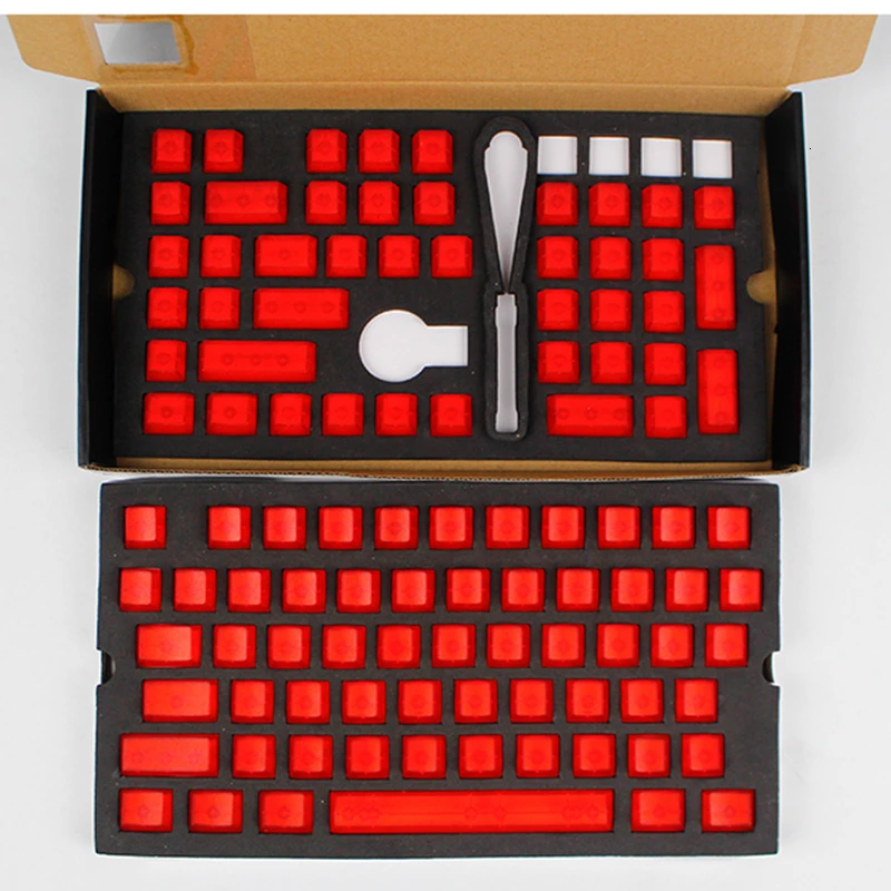 Oem профиль прозрачные колпачки Abs Материал синий красный цвет Cherry Mx ASNI 104 87 60 для механической клавиатуры motospeed ck104