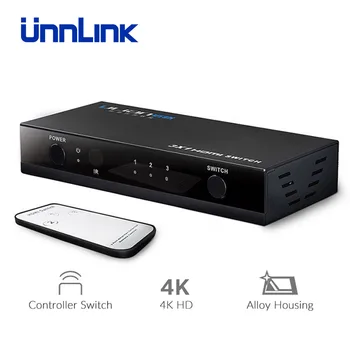 

Unnlink HDMI 3 Port HDMI Switch HDMI 3 In 1 Out 4 1080P 4K Adapter for XBOX One 360 PS4 Smart LED TV MI Box Projector Computer